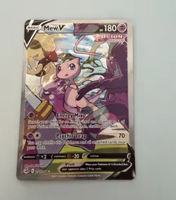 Pokemon TCG Mew V 251/264 Swsh08 Fusion Strike Ultra Rare Full Art Holo EN - Image 1