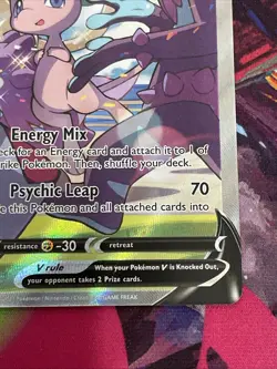 Pokemon TCG Fusion Strike Holo Full Art Ultra Rare Mew v 251/264 Near Mint - Image 5