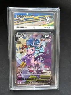 ACE 9 Pokemon TCG Mew v Fusion Strike 251/264 Holo Full Art Ultra Rare - Image 1