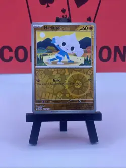 Meditite 110/198 Scarlet & Violet Pokemon TCG Reverse Holo Common 2023 VLP - Image 2