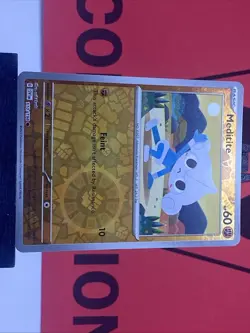 Meditite 110/198 Scarlet & Violet Pokemon TCG Reverse Holo Common 2023 VLP - Image 4
