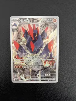 Pokemon Gigalith TCG Illustration Rare Card 129/086 White Flare - Image 1