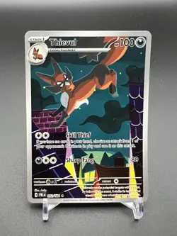 Pokemon TCG Thievul 092/084 Pitch Black IR Full Art 100HP EN 2026 - Image 1