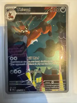 Pokemon TCG - Thievul 092/084 - IR Illustration Rare - Pitch Black PBL - Mint - Image 2