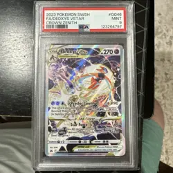2023 Pokemon Deoxys VSTAR GG46/GG70 Crown Zenith: Galarian Gallery Holo PSA 9 - Image 1