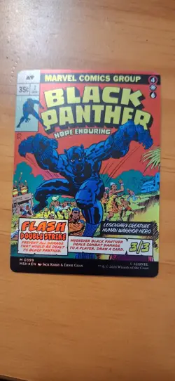 King T'Challa (Borderless) (0399) Marvel Super Heroes Foil - Image 2