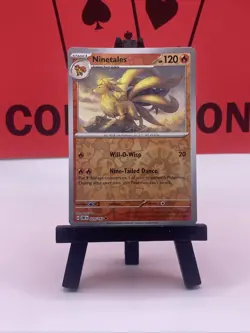 Ninetales 029/197 Obsidian Flames Pokemon TCG Reverse Holo Uncommon 2023 NM - Image 2