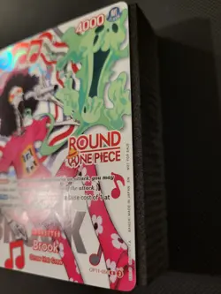 One Piece x Round 1 ENGLISH Promo Card - Brook OP11-056 - Image 4