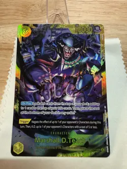 One Piece TCG Marshall D. Teach OP16-119 SEC Alternate Art Secret Rare NM - Image 1