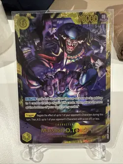 Marshall D Teach - OP16-119 SEC - NM/M - One Piece TCG The Time of Battle - Image 1