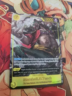 1x Marshall D. Teach OP16-119 Sec Alt Art NM Bandai One Piece CCG! Fast Ship - Image 2