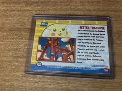 1999 Topps Pokemon Movie Animation 56 Better Than Ever Blue Label Foil - Image 2