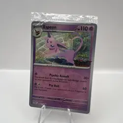 Espeon (Best Buy Exclusive) 086/197 Pokemon Obsidian Flames Stamped Sealed Promo - Image 1