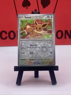 Eevee 166/197 SV03: Obsidian Flames Pokemon TCG Reverse Holo Common 2023 NM - Image 2