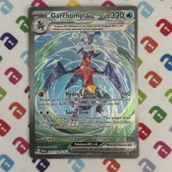 Pokemon TCG Garchomp EX Paradox Rift 245/182 Special Illustration Rare Holo - Image 1