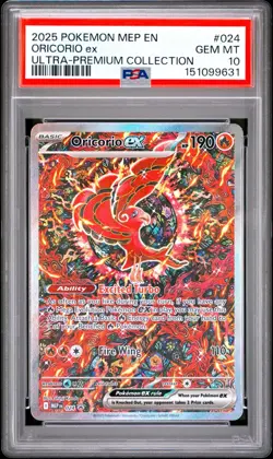 PSA 10 Oricorio EX 024 Mega Charizard X Ultra-premium Collection Pokemon Card - Image 1