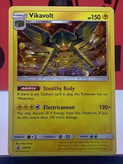 Vikavolt SM208 SM Black Star Promos Holo Pokemon TCG 2019 LP - Image 3