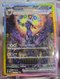 Pokemon Umbreon EX TCG Prismatic Evolutions Holo Card 161/131 NM+ Condition🧐🧐 - Image 1