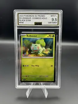 Bulbasaur #046 Cosmos Holo AGS 9.5 -Pokemon 2023 SV Scarlet & Violet Promo - Image 1
