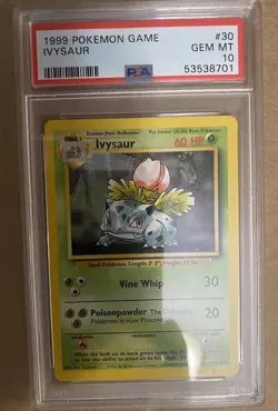 1999 Pokemon Ivysaur PSA10 Gem Mint - Image 1