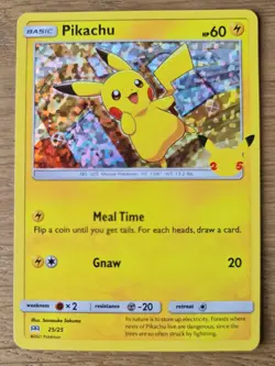 Pokemon Card Pikachu 25/25 Mc Donalds Collection 2021 25th Anniversary - Image 1