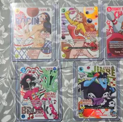 One Piece Card Game Round 1 One Piece 7 Card Holo Alt Art Lot - Image 2