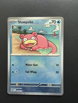 Pokemon TCG Slowpoke Masterball Holo Card 018/131 Prismatic Evolution's - NM - Image 1
