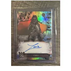 Topps 2025 Chrome WWE X Cactus Jack Zaria Rookie Autographs Card #BAV-ZRA - Image 1