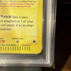 Pokemon Pichu Holo Expedition 22/165 (Double Swirl) PSA 8 - Image 4