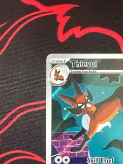 Thievul Pitch Black Pokemon TCG 092/084 Illustration Rare Pack Fresh - Image 3