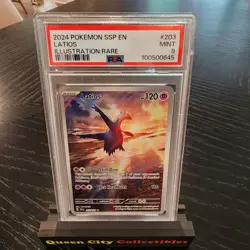 LATIOS - PSA MINT 9 - 2024 Pokemon SURGING SPARKS - Illustration Rare - #203 - Image 1