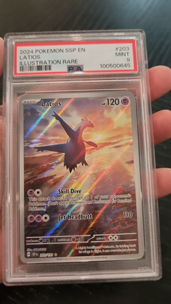 LATIOS - PSA MINT 9 - 2024 Pokemon SURGING SPARKS - Illustration Rare - #203 - Image 2