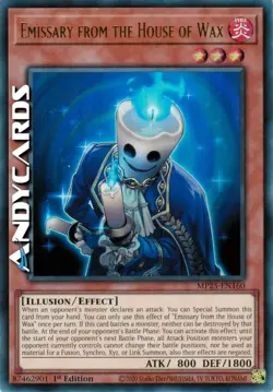 EMISSARY FROM THE HOUSE OF WAX • Ultra R SP • MP25 EN160 • 1Ed • Yugioh! - Image 1