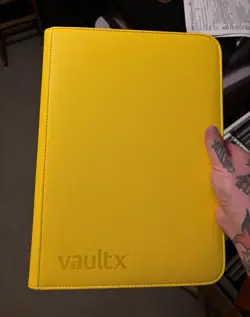 VaultX Surging Sparks SV8 Yellow Zip Trading Card Binder 360 Card Pokemon TCG - Image 1