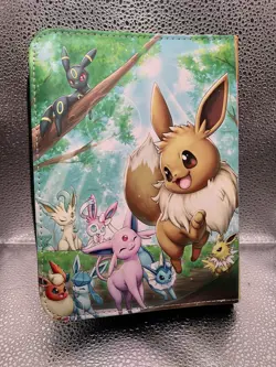 Eevee Pokemon Trading Card Binder Holder Case Album Book 50 Sheets (binder only) - Image 3
