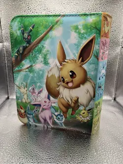 Eevee Pokemon Trading Card Binder Holder Case Album Book 50 Sheets (binder only) - Image 5