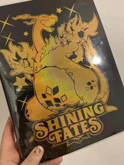 Pokemon TCG Shining Fates Charizard Trading Card Folder Albums Binder 9 Pocket - Image 1