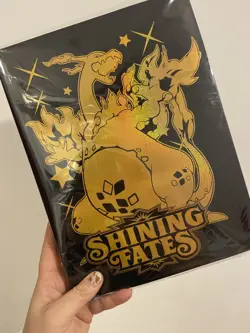 Pokemon TCG Shining Fates Charizard Trading Card Folder Albums Binder 9 Pocket - Image 2