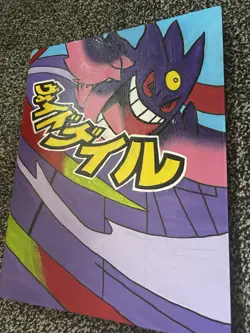 pokemon mega gengar customised trading card binder 540 card slots - Image 2