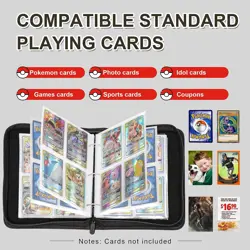 Pokemon Trading Card Folder - Album Holds 400 Cards Portfolio Binder Wallet - Image 4