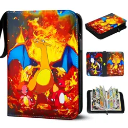 400 Cards Trading Card Binder Cards Holder Album Collector for Pokemon - Image 1