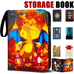Trading Cards Album Folder 400 Pockets Card Binder Holder for Pokemon Card - Image 1
