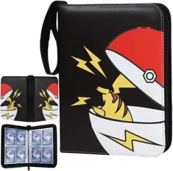 Trading Cards Album Folder 4 Grid 400 Pocket Card Binder Holder for Pokemon Card - Image 3