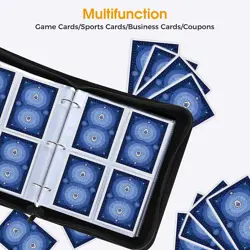 Trading Cards Album Folder 4 Grid 400 Pocket Card Binder Holder for Pokemon Card - Image 4