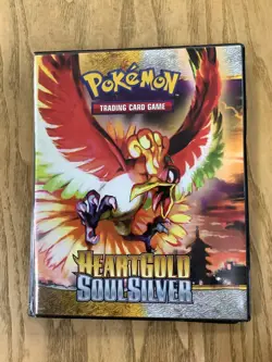 Pokemon TCG Trading Card Game Official Heartgold Soulsilver Binder VGC - Image 1