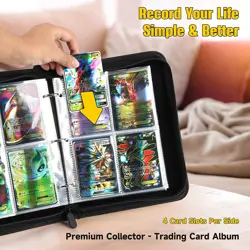 Pokemon Card Folder Trading Cards Album Portfolio Binder 400 Pockets Gift UK - Image 5