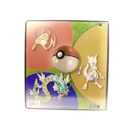 Vintage 1999 POKEMON TRADING CARD GAME 3 Ring BINDER Snorlax TCG Base Set 1st Ed - Image 2