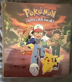 Pokemon 3-Ring Trading Card Binder 207 1999 VERY GOOD CONDITION - Image 1