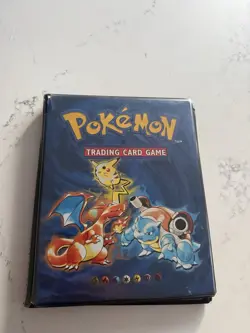 Pokemon TGC Base Set Original Binder Folder 1999 WOTC - Trading Card Storage - Image 1