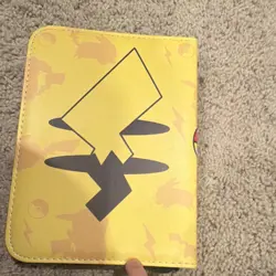 Pikachu Pokemon Zippered 3-Ring Trading Card Binder 180 Ct 9-Pocket Pages - Image 5